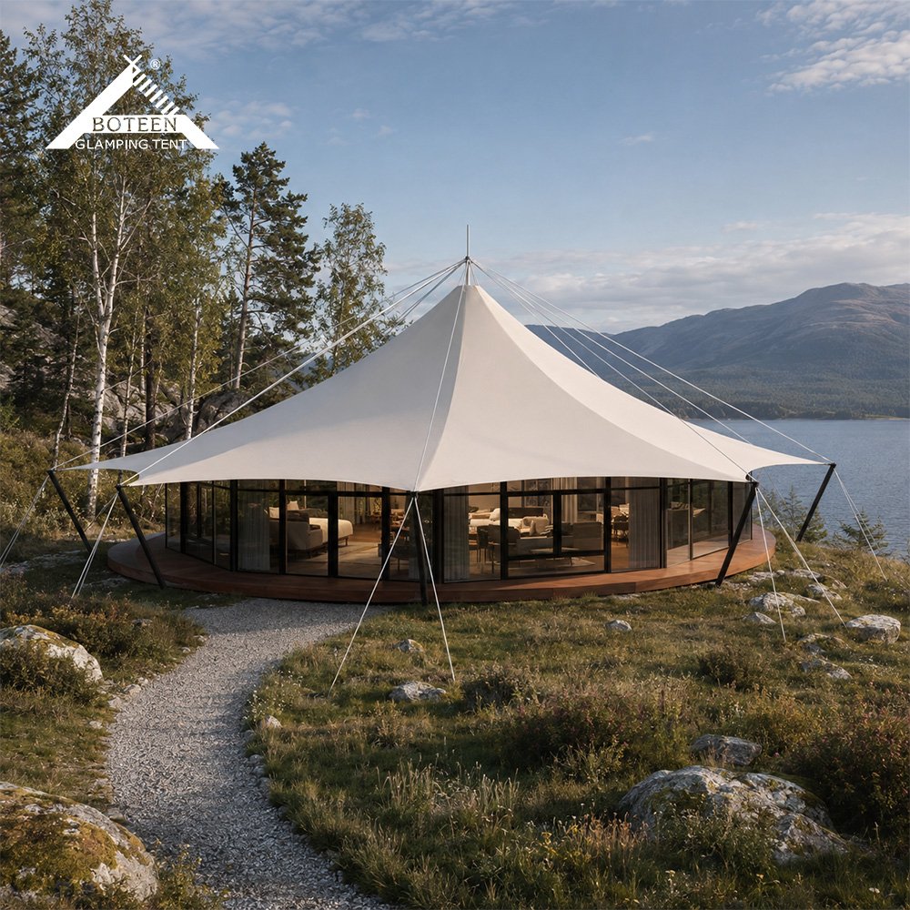 BOTEEN BT-CJC-1 Luxury Panoramic Safari Tent Pavilion