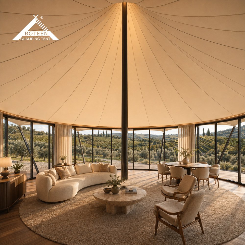 BOTEEN BT-CJC-1 Luxury Panoramic Safari Tent Pavilion
